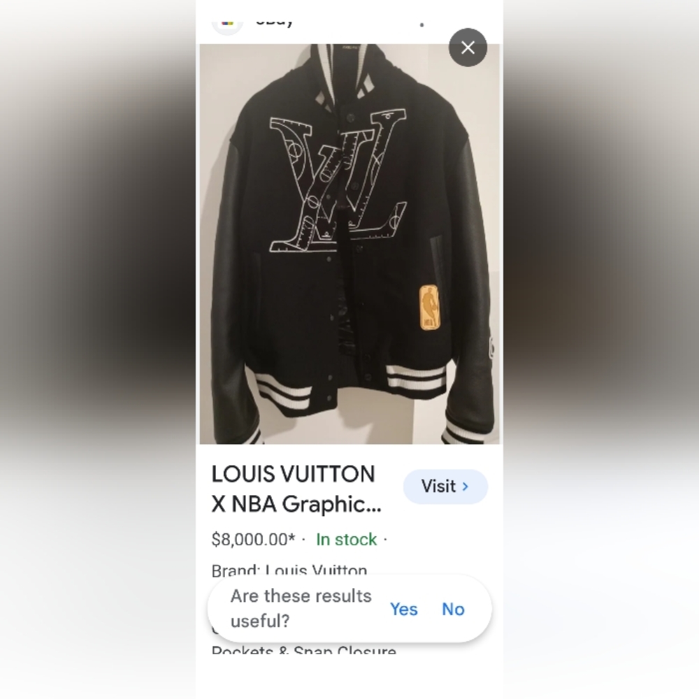Louie vouiton NBA limited edition varsity jacket